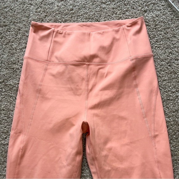 Girlfriend Collective Peach High Rise Compression Leggings - Picture 3 of 5